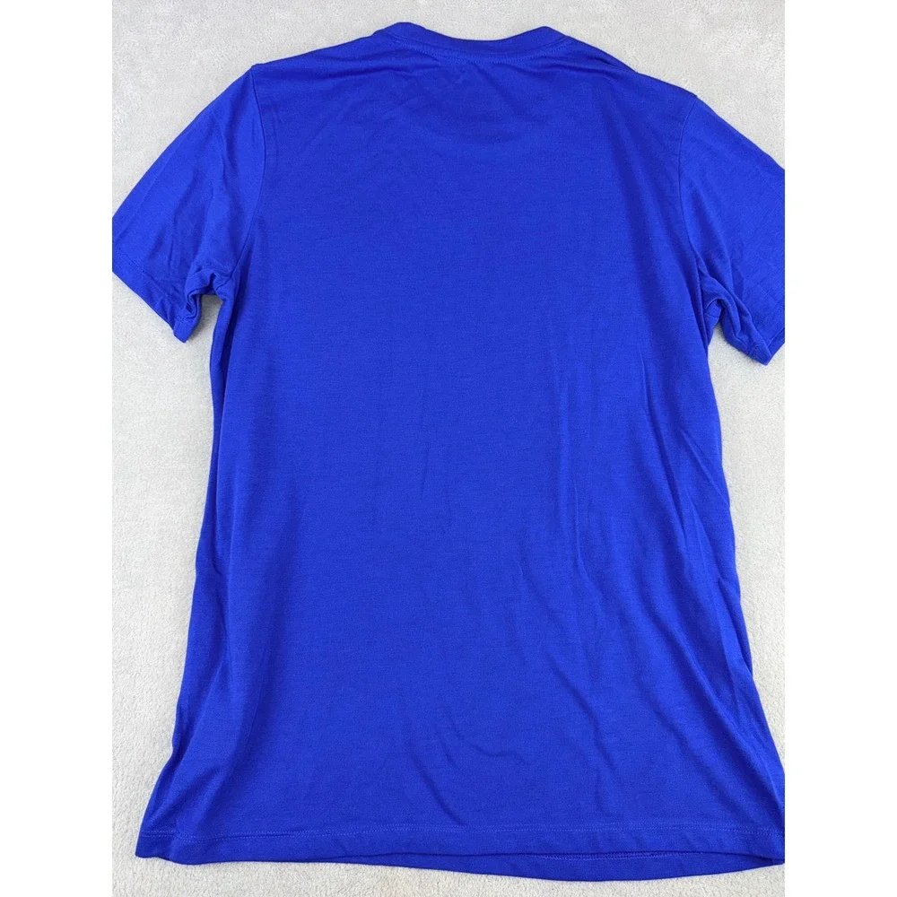 The North Face Mens Large Royal Blue Short Sleeve Graphic Logo T-Shirt
